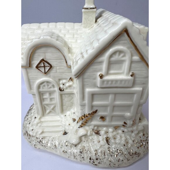 Vintage Ceramic Music Box House By St. Nicholas Square - Picture 2 of 6